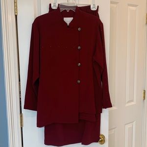 Susans by Susan Kirschner coat and matching skirt